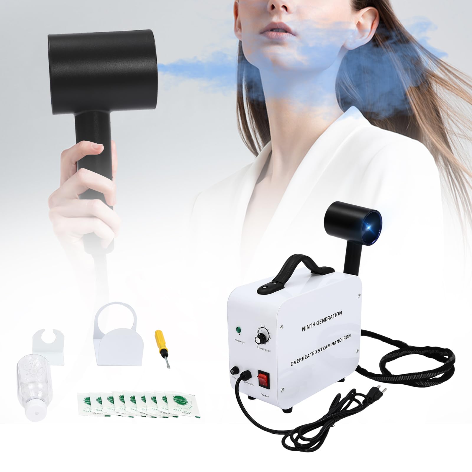 Amazon.com: Nano Hair Steamer Spray Machine, 1300W Multifunctional